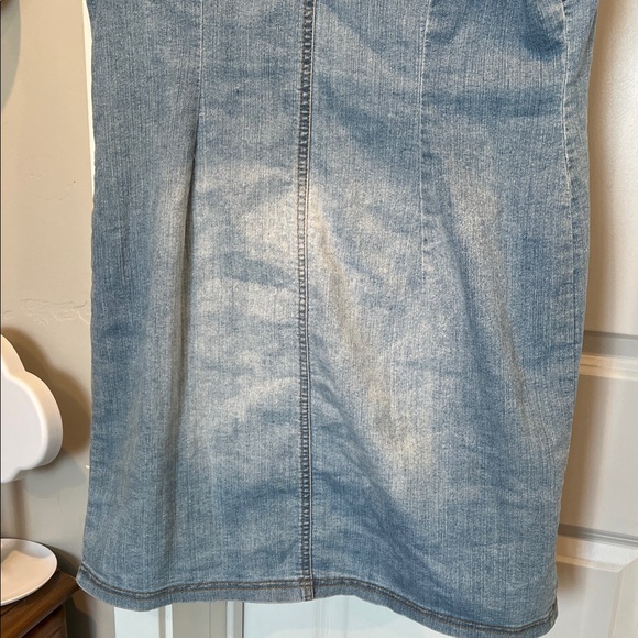 Love Tree Sky Blue Denim Dress - Picture 7 of 7